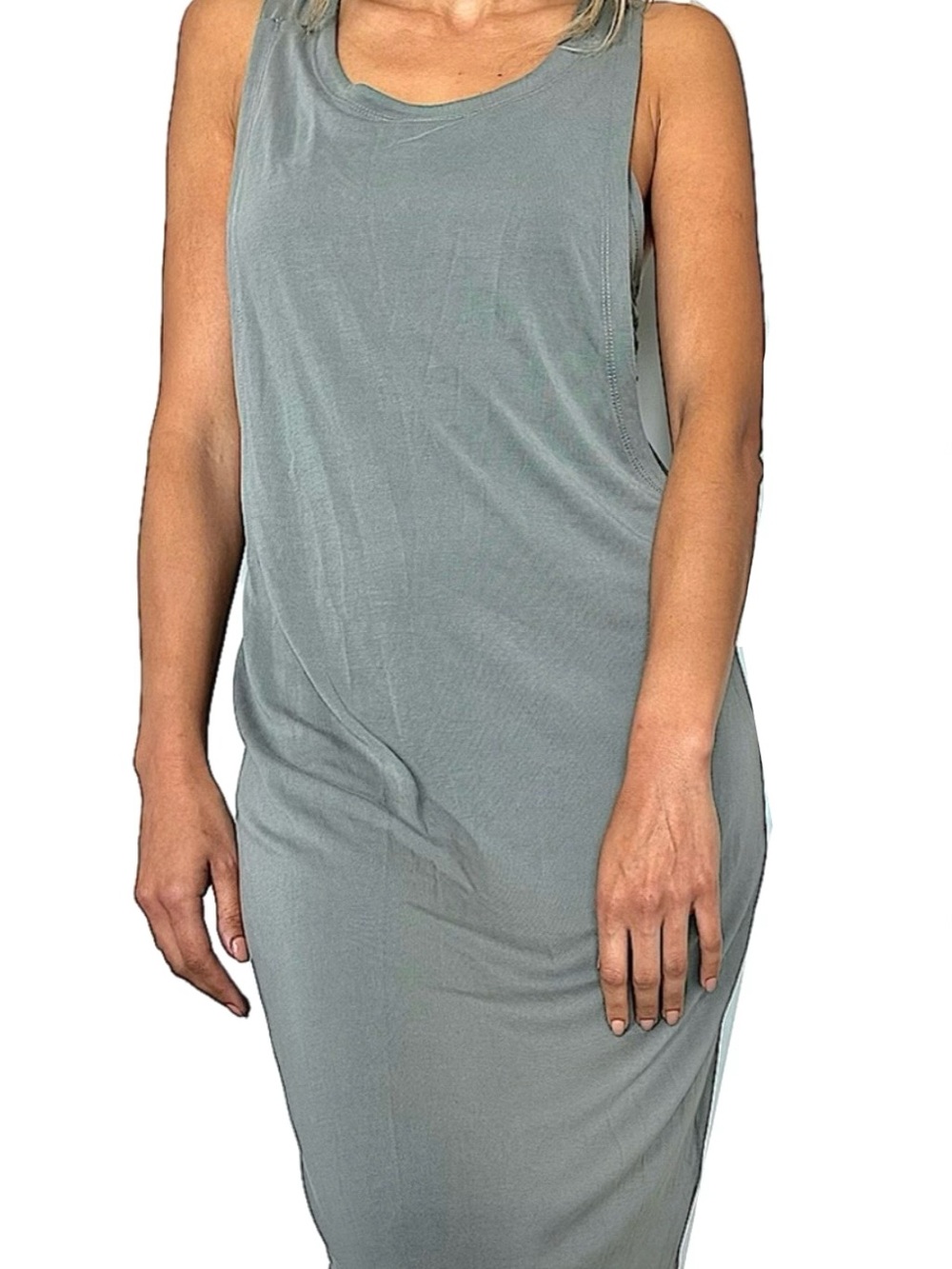 NEW Donna Karan Charcoal Backless Dress